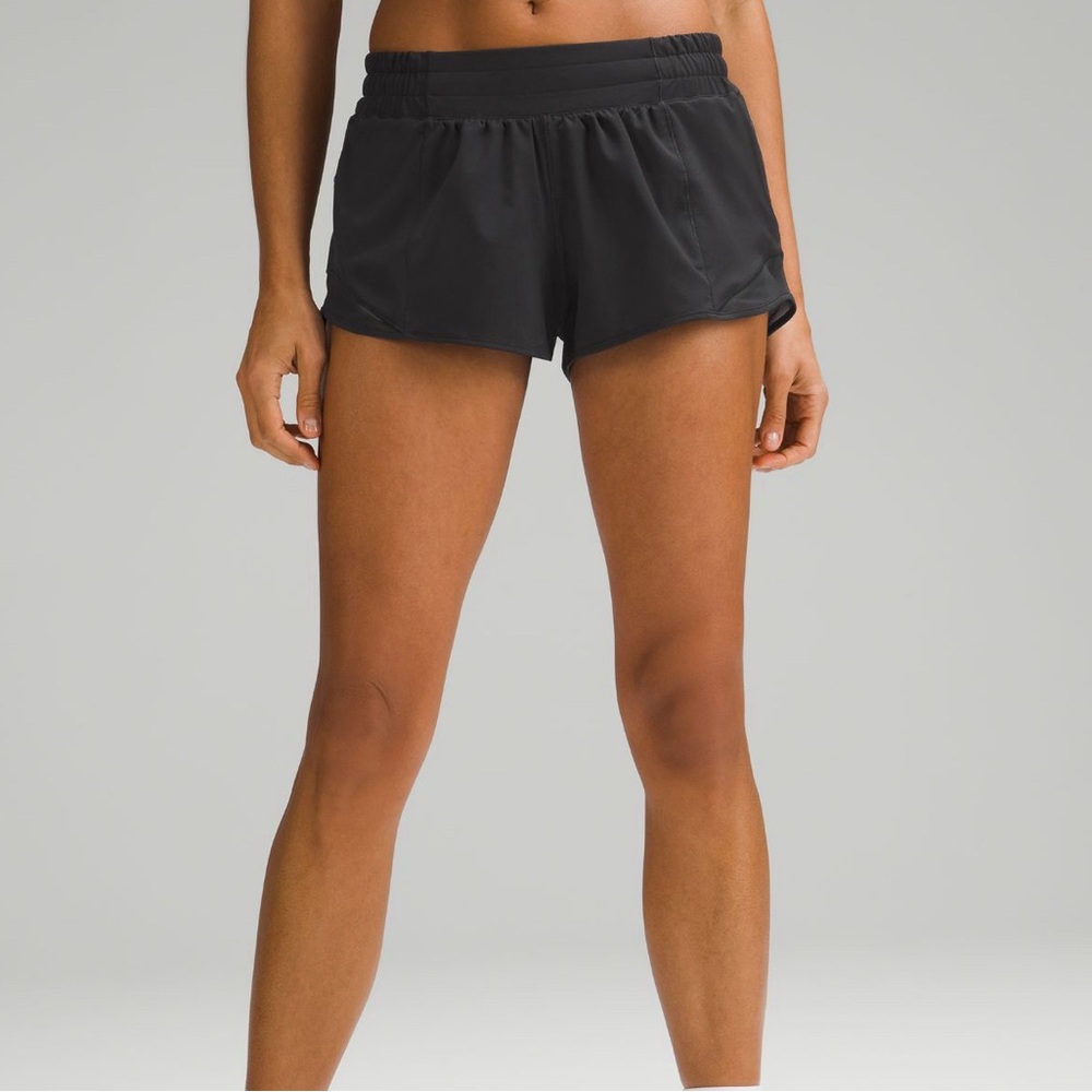 Lululemon Hotty Hot Low Rise Lined Short 2.5” Black